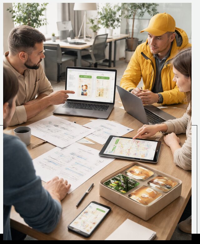 Разработка агрегатора доставки еды в Азове от 15404 р., АвикейАзв