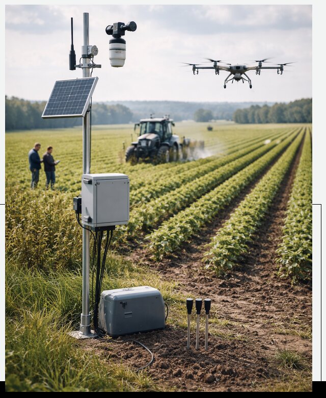 Разработка IoT мониторинга полей в Азове от 8729 р. | АвикейАзв